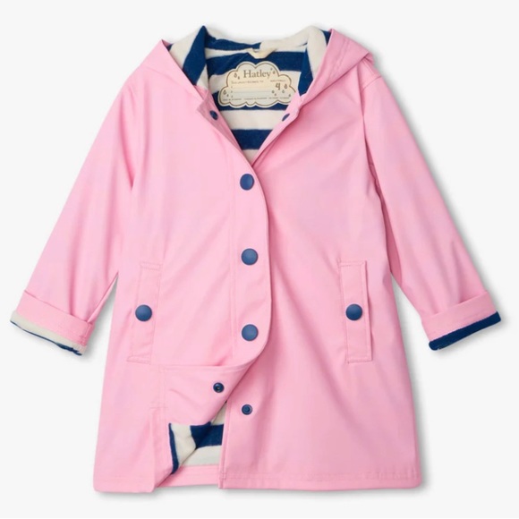 Hatley Jackets & Coats Hatley Splash Raincoat Jacket Girls Size 7
